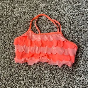 This bathing suit is perfect for summer! It has ruffles on the top as well!
